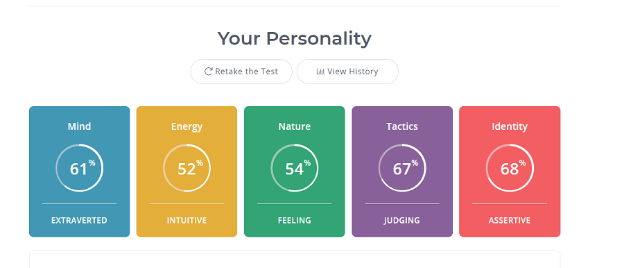 Personality test