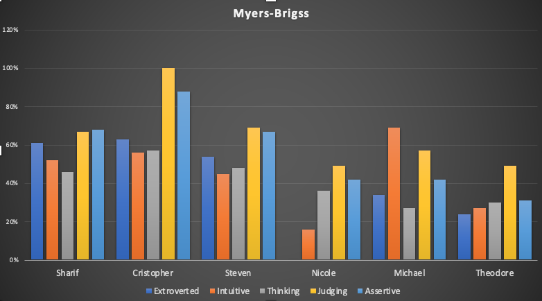 team myers briggs 1